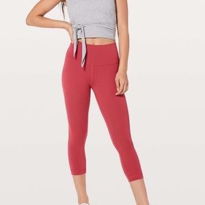 Lululemon - Align Crop 21” vintage rose - 6
